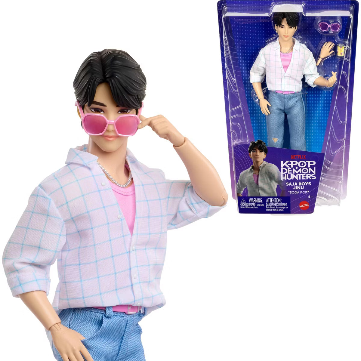 KPop Demon Hunters Saja Boys Jinu Fashion Doll | Mega City Incorporated
