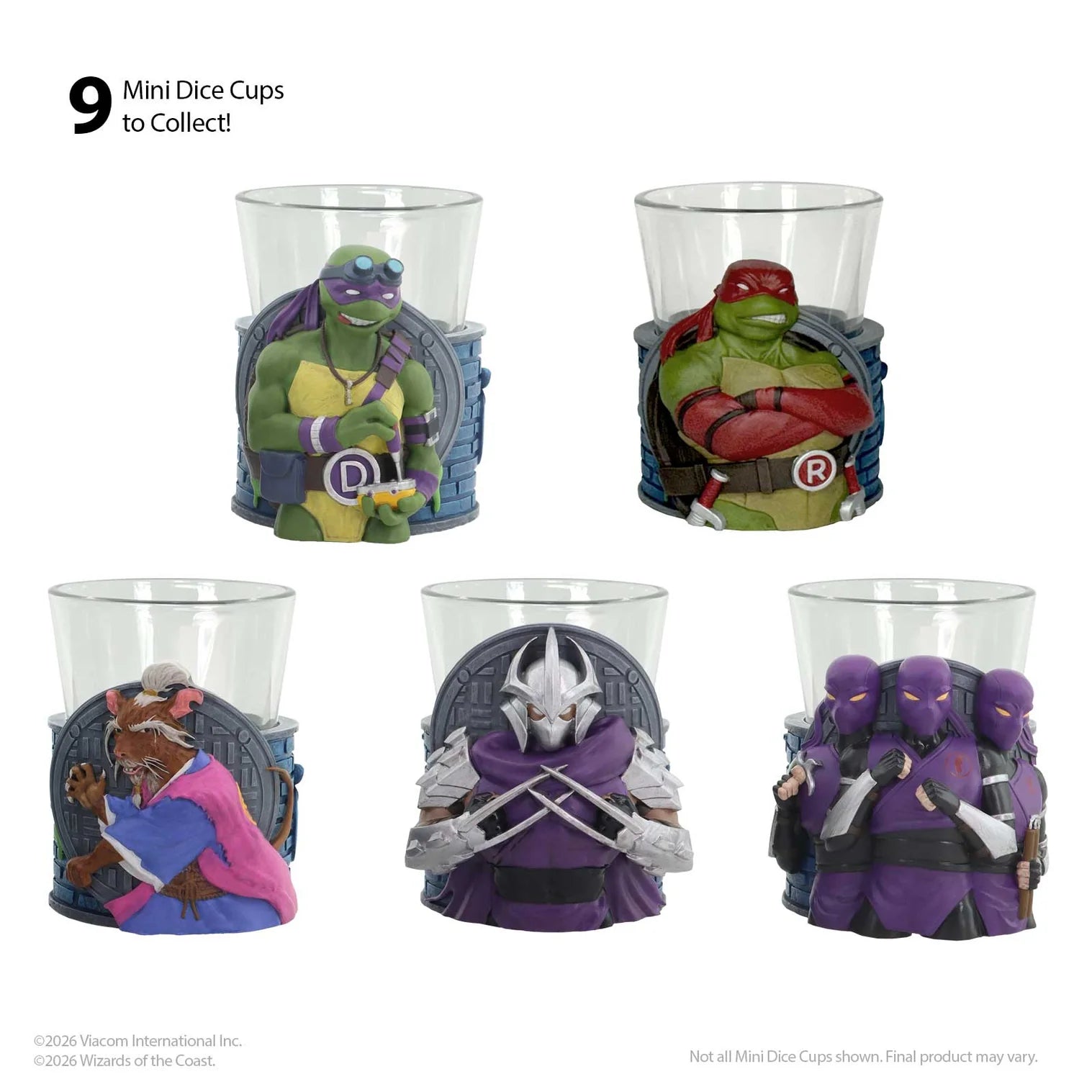 Magic: The Gathering | Teenage Mutant Ninja Turtles Mini dice Cups | Mega City Incorporated