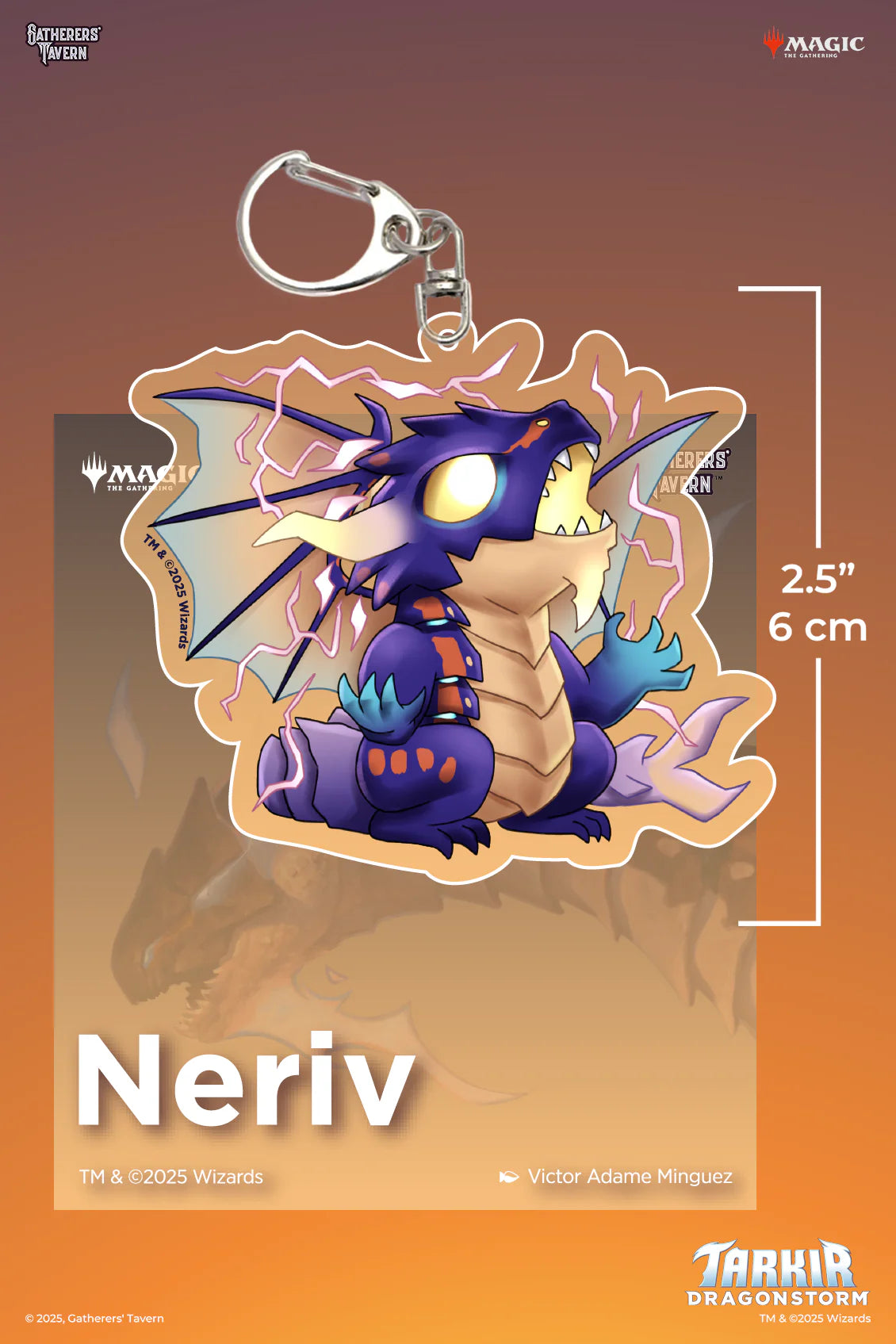 Neriv Keychain | Mega City Incorporated