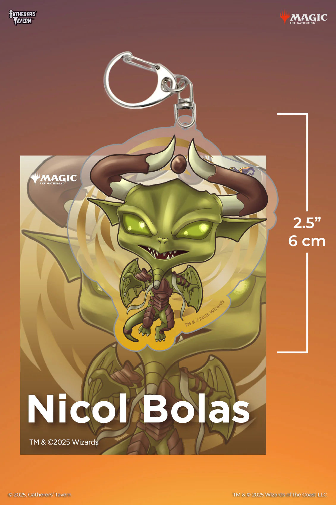 Nicol Bolas Keychain | Mega City Incorporated