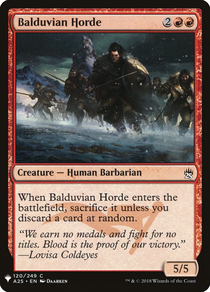 Balduvian Horde [Mystery Booster] | Mega City Incorporated