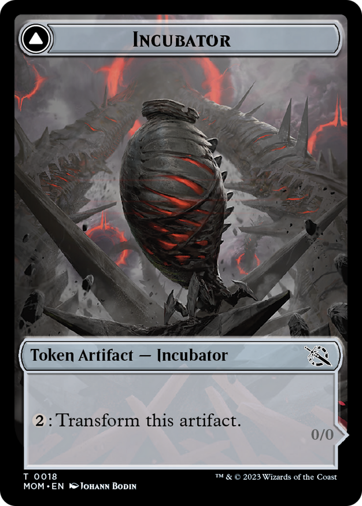 Incubator // Phyrexian (18) Double-Sided Token [March of the Machine Tokens] | Mega City Incorporated