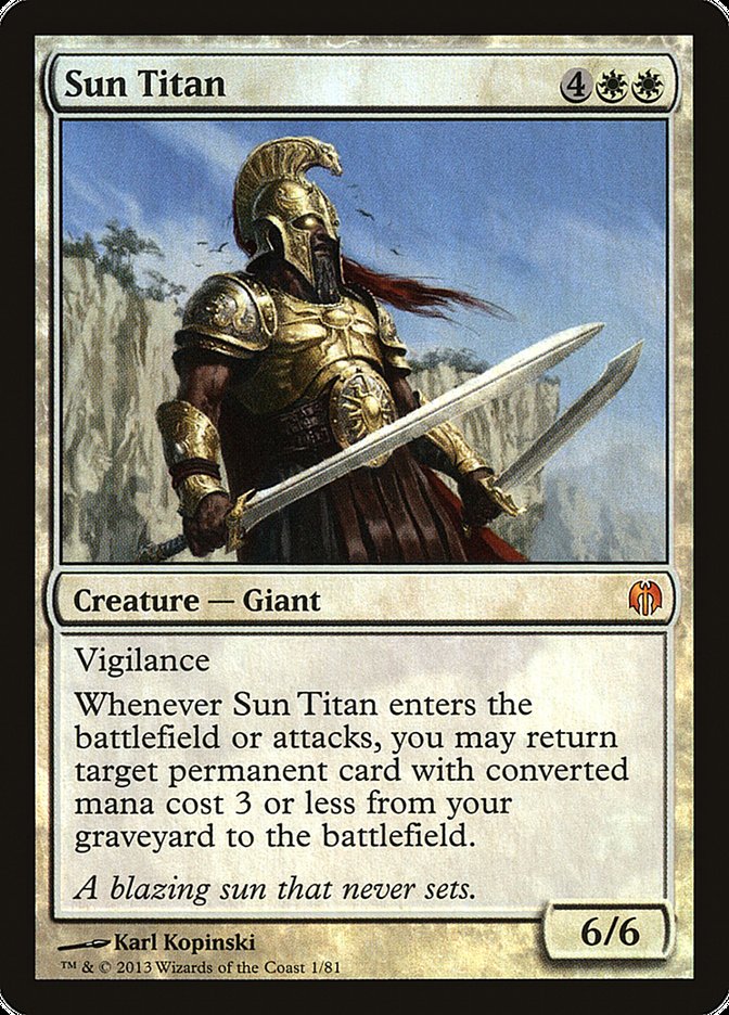 Sun Titan [Duel Decks: Heroes vs. Monsters] | Mega City Incorporated