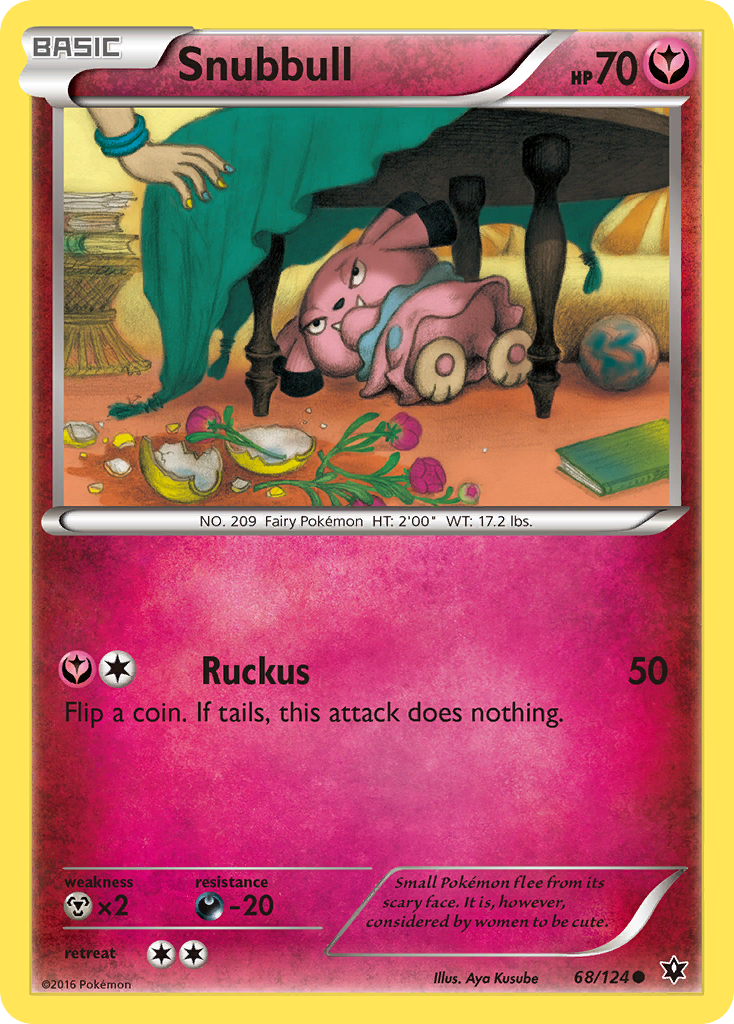 Snubbull (68/124) [XY: Fates Collide] | Mega City Incorporated