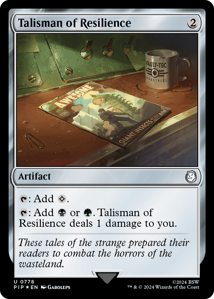 Talisman of Resilience (Surge Foil) [Fallout] | Mega City Incorporated