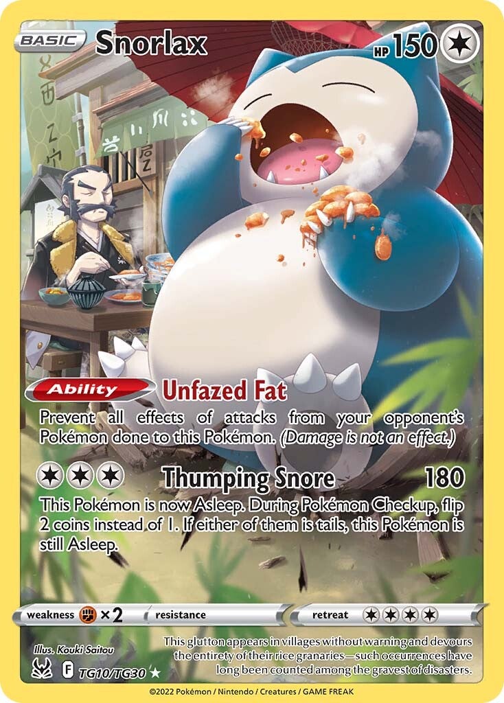 Snorlax (TG10/TG30) [Sword & Shield: Lost Origin] | Mega City Incorporated