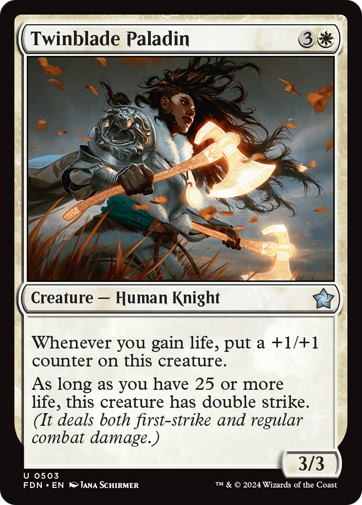 Twinblade Paladin [Foundations] | Mega City Incorporated