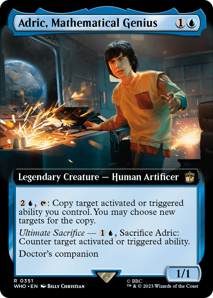 Adric, Mathematical Genius (Extended Art) [Doctor Who] | Mega City Incorporated