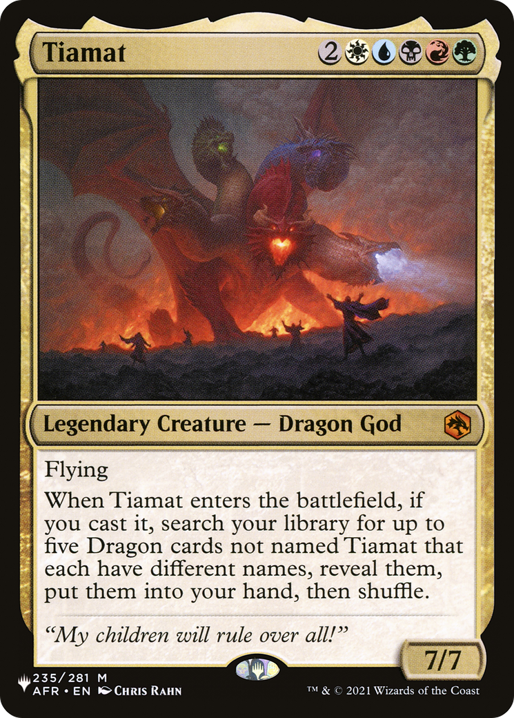 Tiamat [The List] | Mega City Incorporated