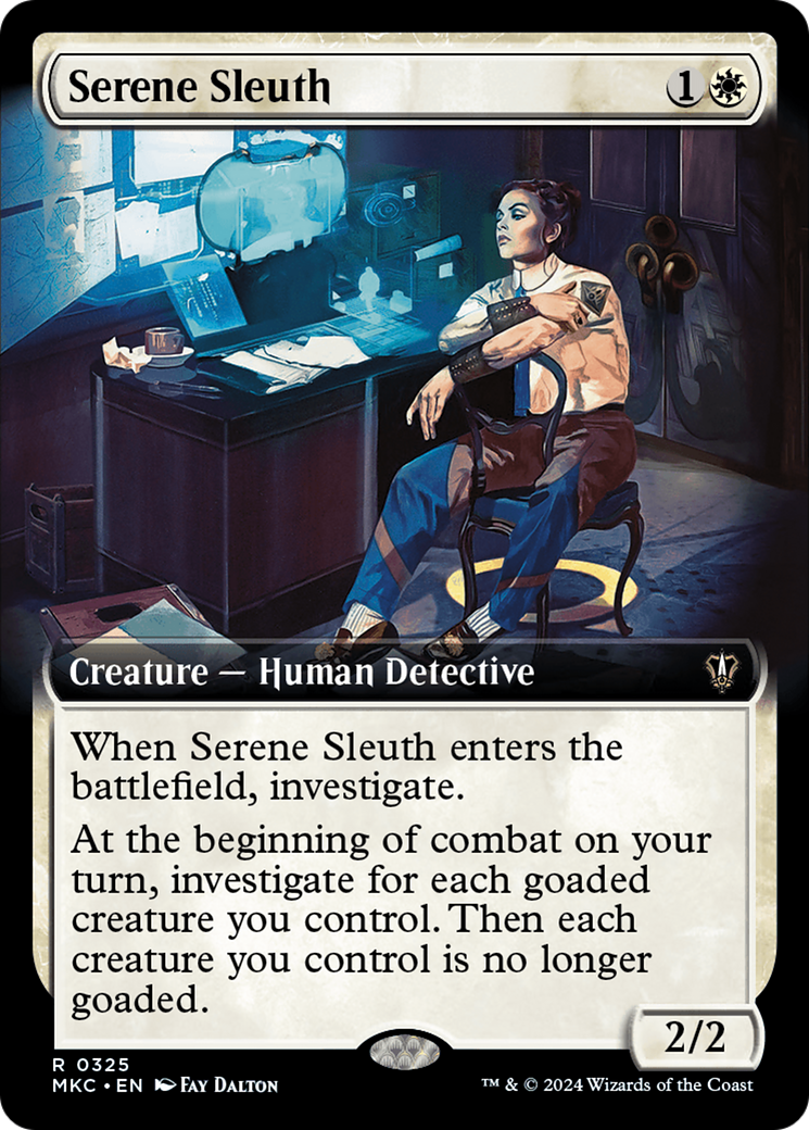 Serene Sleuth (Extended Art) [Murders at Karlov Manor Commander] | Mega City Incorporated