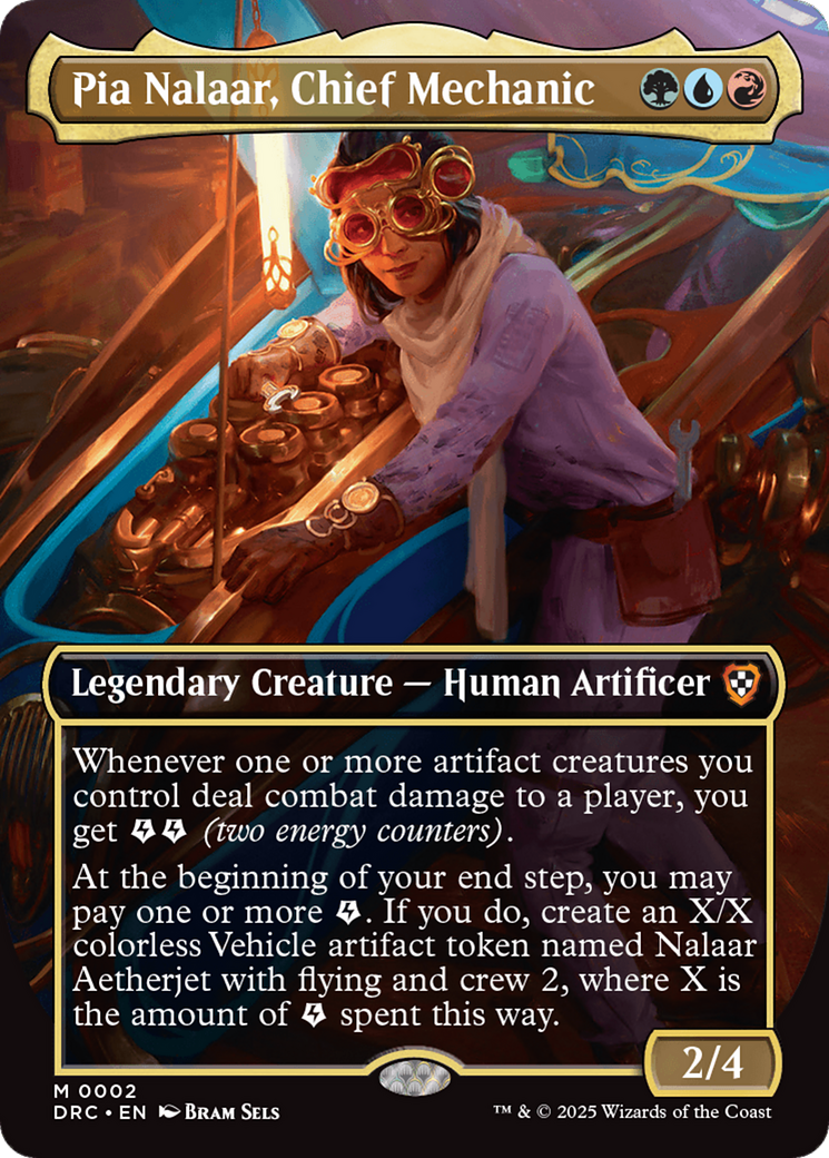 Pia Nalaar, Chief Mechanic (Borderless) [Aetherdrift Commander] | Mega City Incorporated