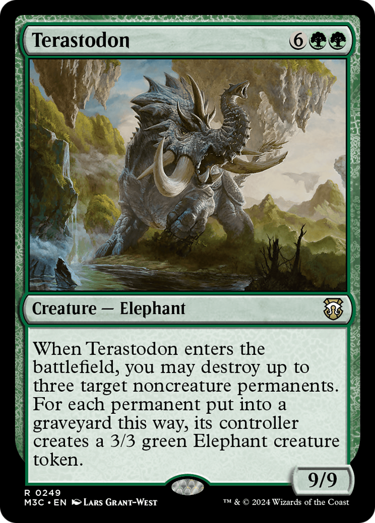 Terastodon (Ripple Foil) [Modern Horizons 3 Commander] | Mega City Incorporated