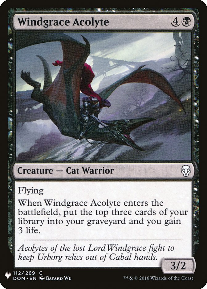 Windgrace Acolyte [Mystery Booster] | Mega City Incorporated