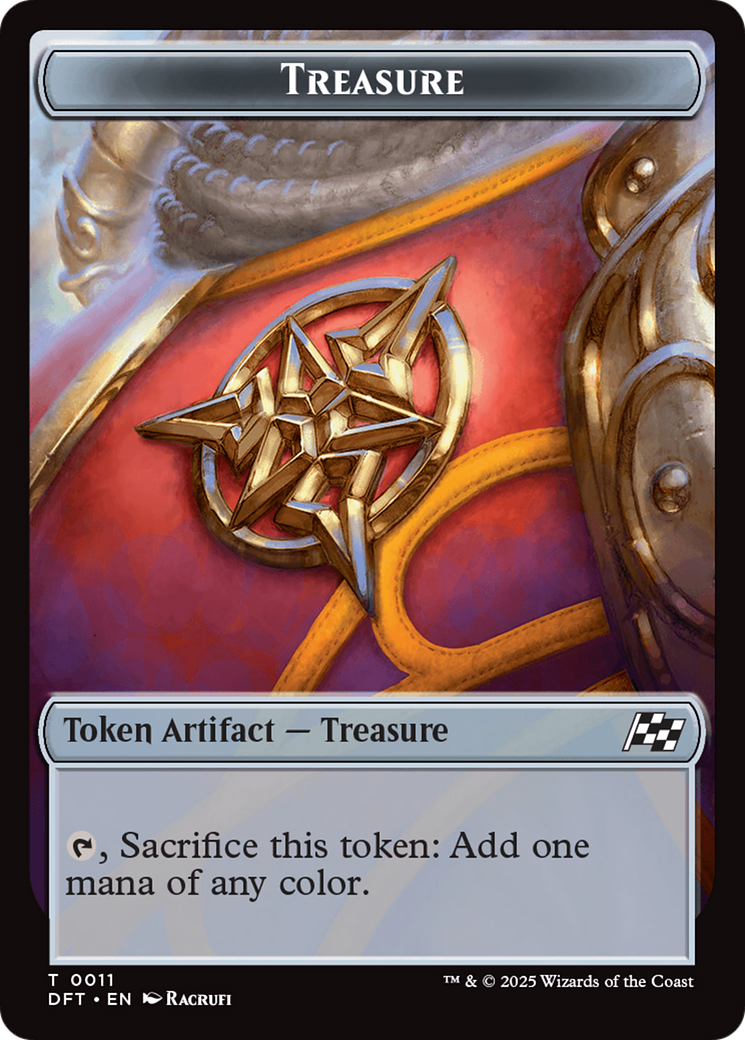 Treasure // Pilot Double-Sided Token [Aetherdrift Tokens] | Mega City Incorporated