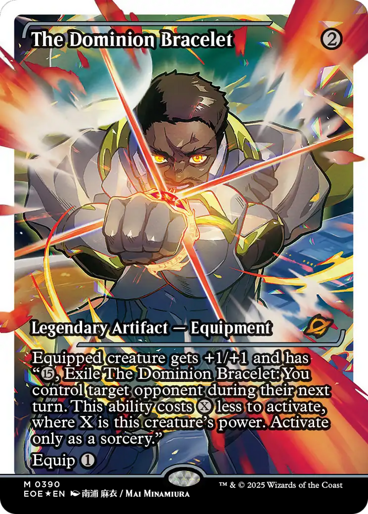 The Dominion Bracelet (Showcase) (Fracture Foil) [Edge of Eternities] | Mega City Incorporated