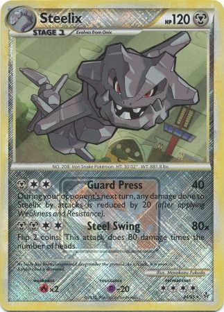 Steelix (24/95) (League Promo) [HeartGold & SoulSilver: Unleashed] | Mega City Incorporated