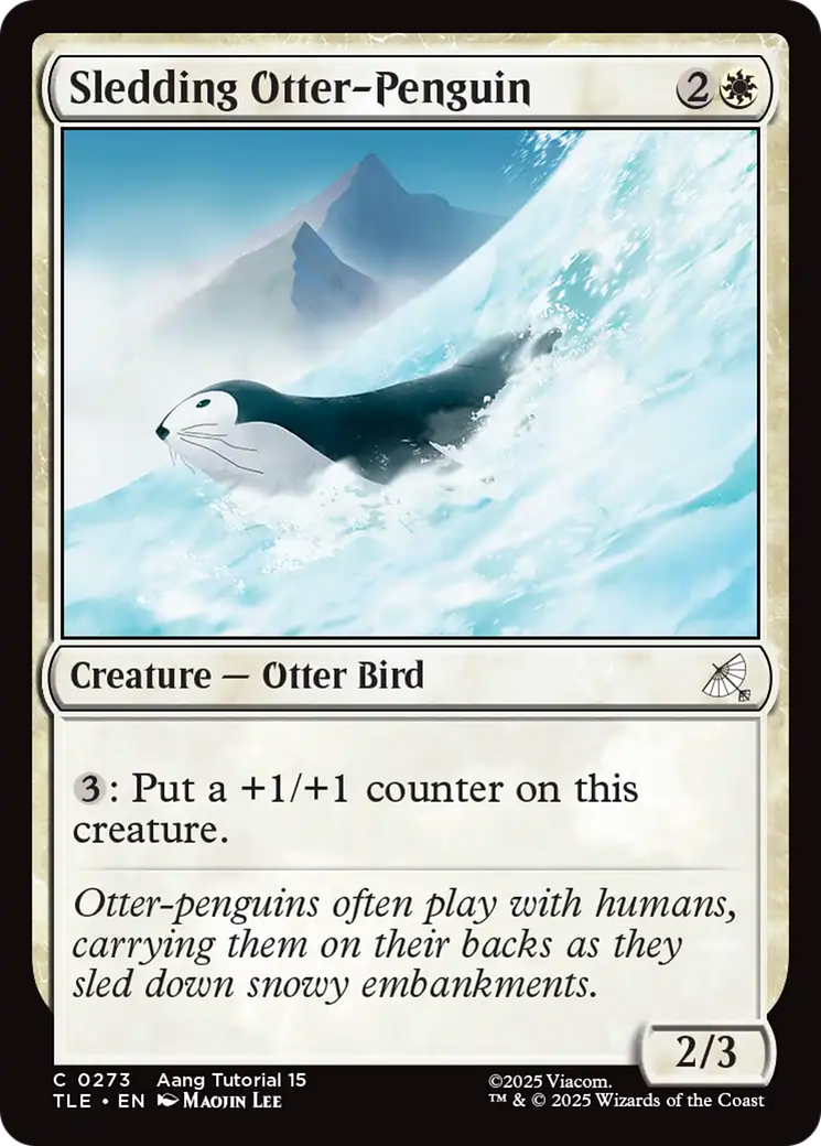 Sledding Otter-Penguin (0273) [Avatar: The Last Airbender: Eternal-Legal] | Mega City Incorporated