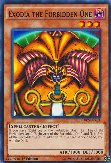 Exodia the Forbidden One [LDK2-ENY04] Common | Mega City Incorporated