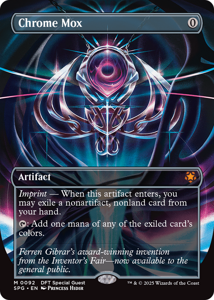 Chrome Mox (Borderless) [Aetherdrift Special Guests] | Mega City Incorporated