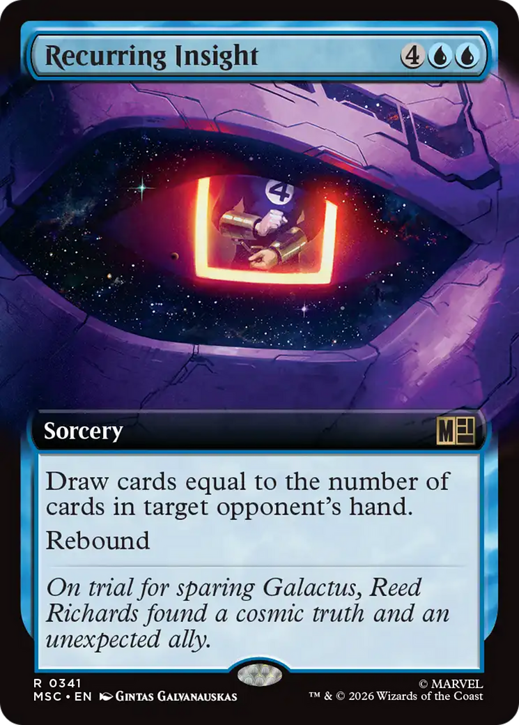 Recurring Insight (Extended Art) [Marvel Super Heroes Commander] | Mega City Incorporated