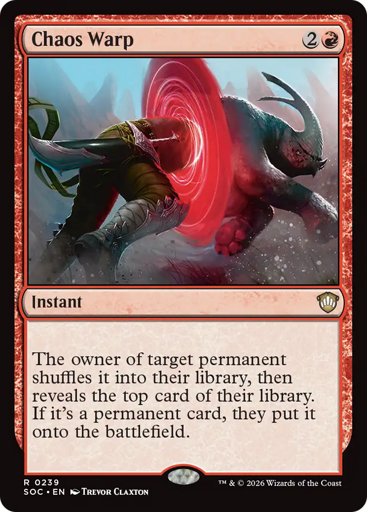 Chaos Warp [Secrets of Strixhaven Commander] | Mega City Incorporated