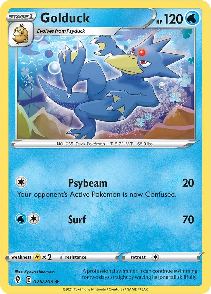 Golduck (025/203) [Sword & Shield: Evolving Skies] | Mega City Incorporated