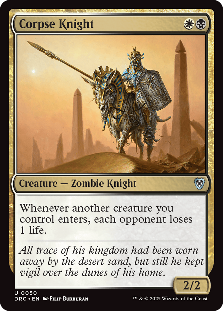 Corpse Knight [Aetherdrift Commander] | Mega City Incorporated