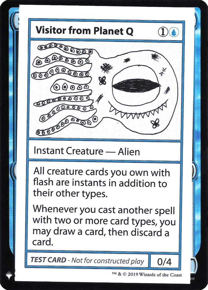 Visitor from Planet Q [Mystery Booster Playtest Cards] | Mega City Incorporated
