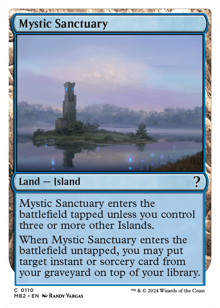 Mystic Sanctuary (White Border) [Mystery Booster 2] | Mega City Incorporated