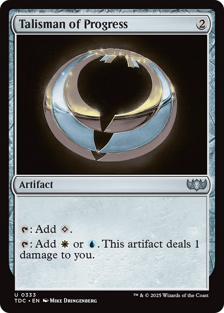 Talisman of Progress [Tarkir: Dragonstorm Commander] | Mega City Incorporated