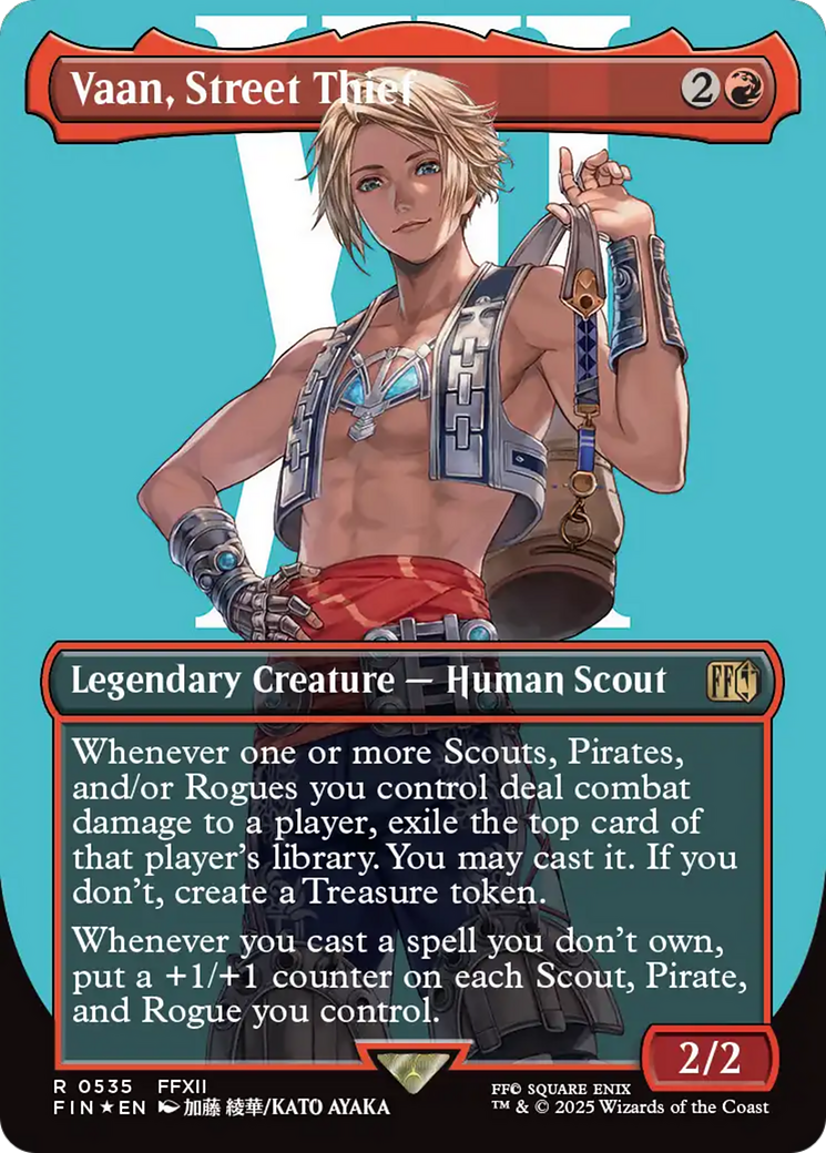 Vaan, Street Thief (Borderless) (Surge Foil) [FINAL FANTASY] | Mega City Incorporated