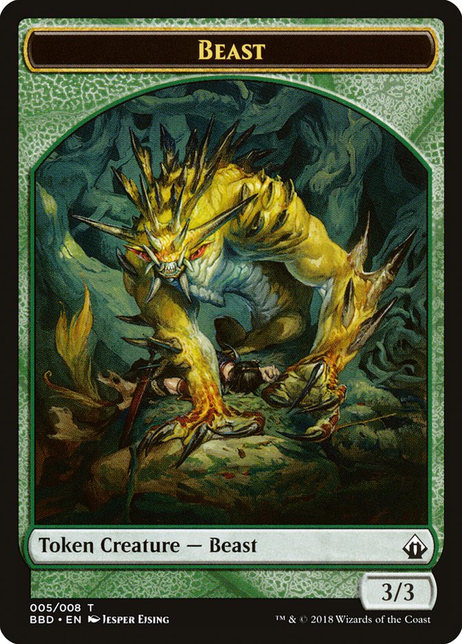 Beast Token [Battlebond Tokens] | Mega City Incorporated