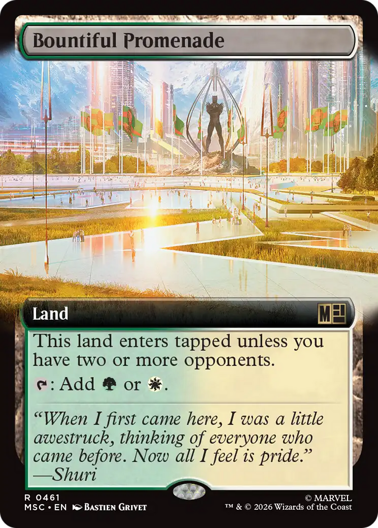 Bountiful Promenade (Extended Art) [Marvel Super Heroes Commander] | Mega City Incorporated