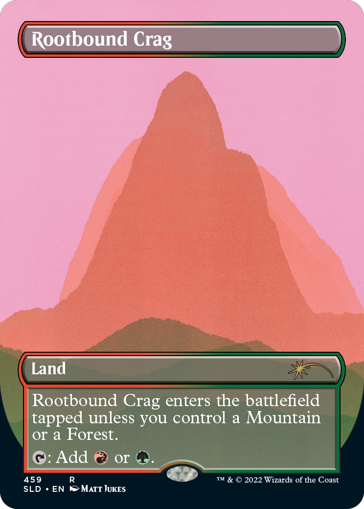 Rootbound Crag (Borderless) [Secret Lair Drop Series] | Mega City Incorporated