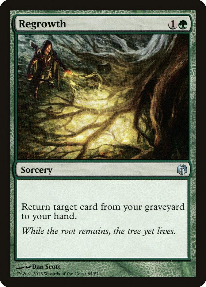 Regrowth [Duel Decks: Heroes vs. Monsters] | Mega City Incorporated