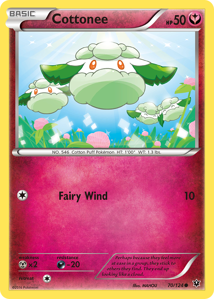 Cottonee (70/124) [XY: Fates Collide] | Mega City Incorporated