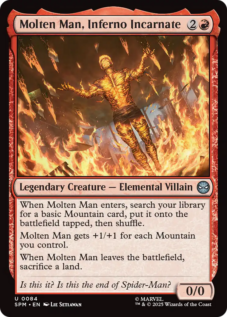 Molten Man, Inferno Incarnate [Marvel's Spider-Man] | Mega City Incorporated