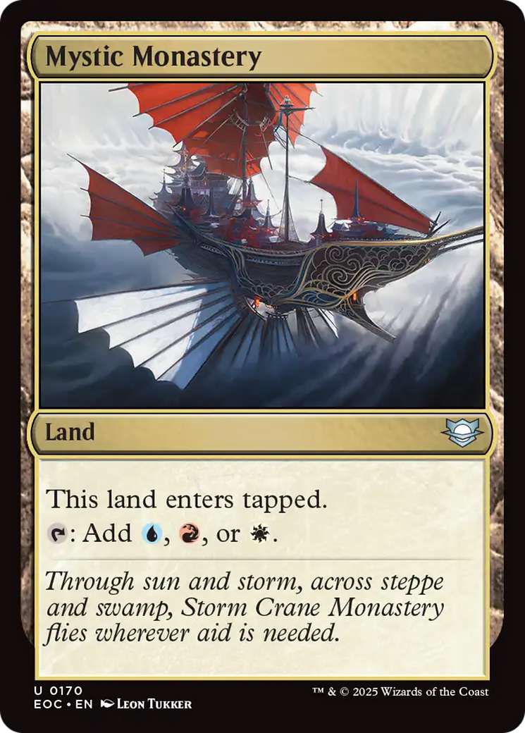 Mystic Monastery [Edge of Eternities Commander] | Mega City Incorporated