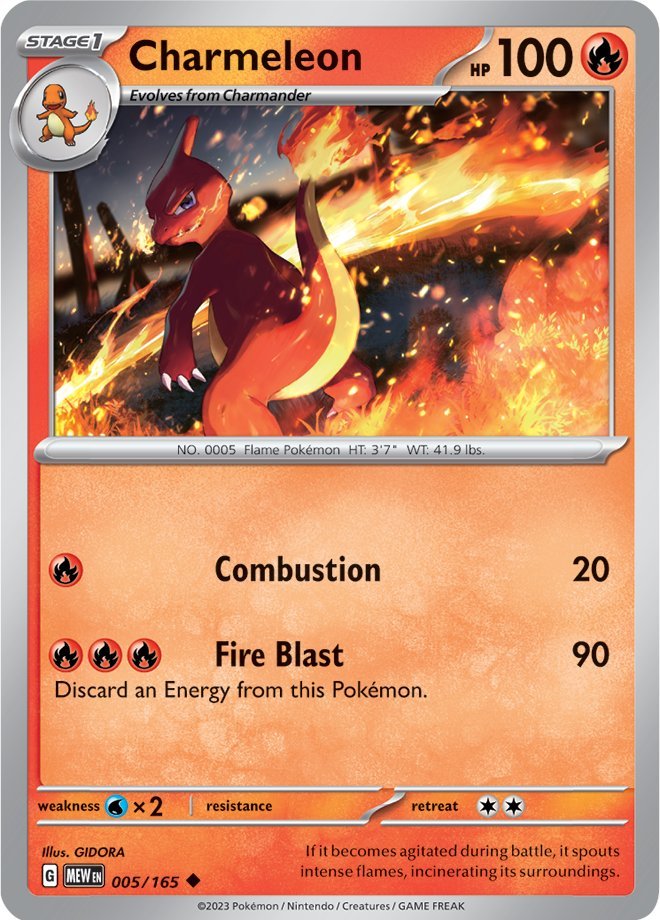 Charmeleon (005/165) [Scarlet & Violet 151] | Mega City Incorporated