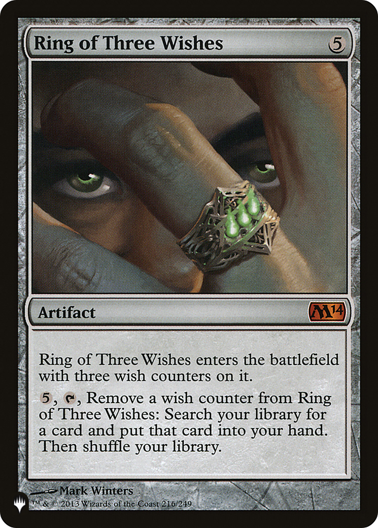 Ring of Three Wishes [The List] | Mega City Incorporated