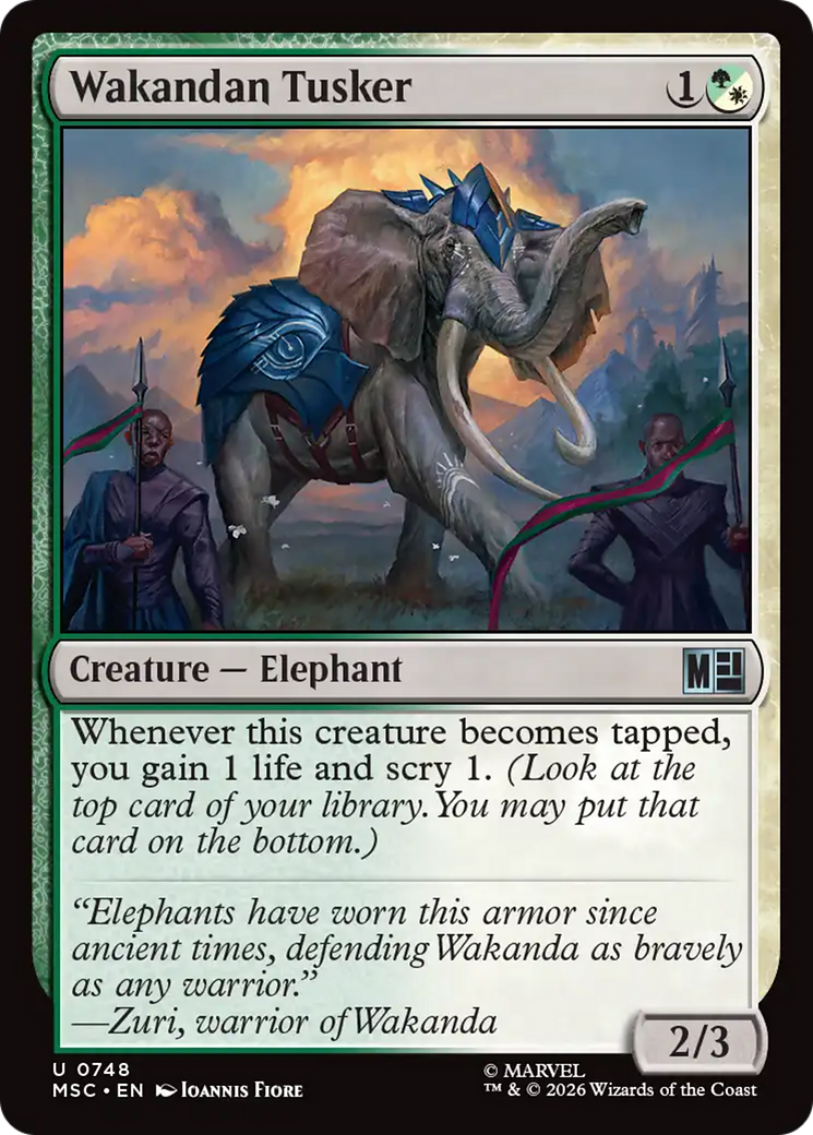 Wakandan Tusker [Marvel Super Heroes Commander] | Mega City Incorporated