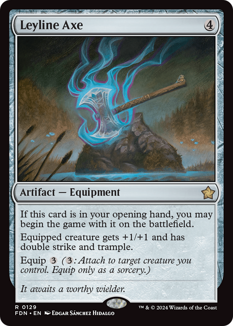 Leyline Axe [Foundations] | Mega City Incorporated