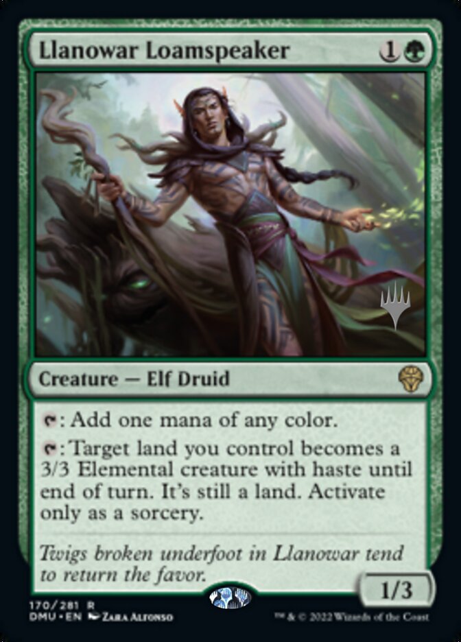 Llanowar Loamspeaker (Promo Pack) [Dominaria United Promos] | Mega City Incorporated
