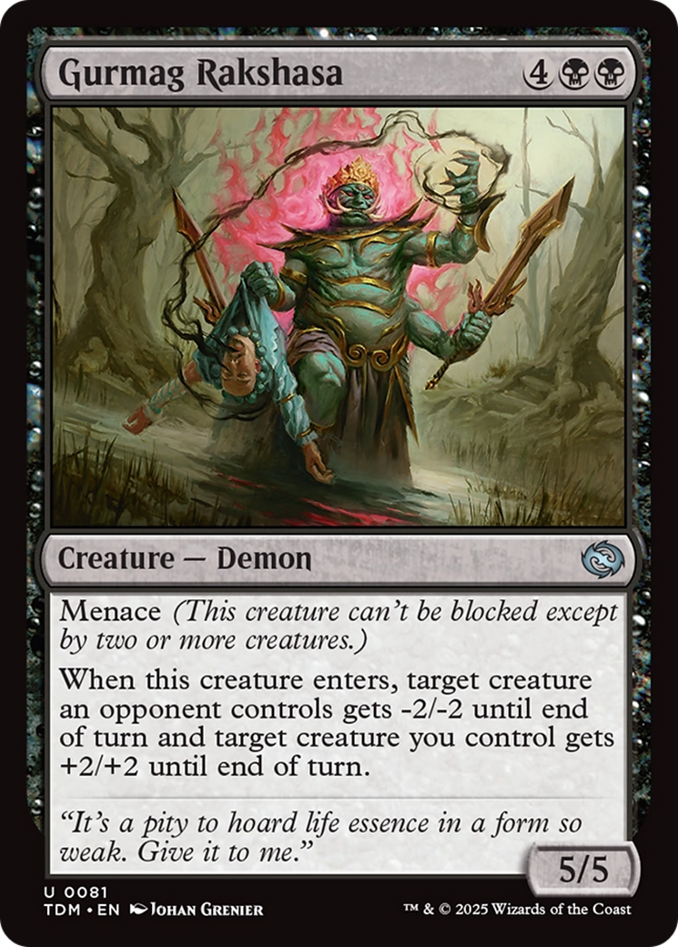 Gurmag Rakshasa [Tarkir: Dragonstorm] | Mega City Incorporated