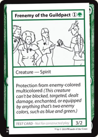 Frenemy of the Guildpact (2021 Edition) [Mystery Booster Playtest Cards] | Mega City Incorporated