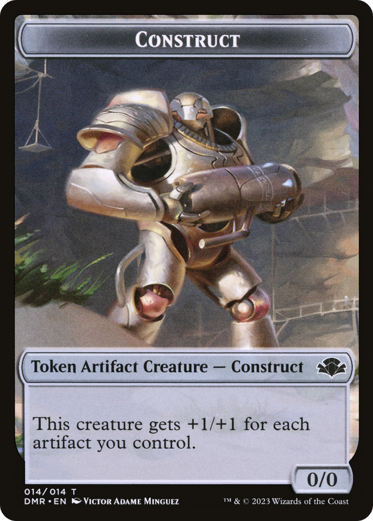 Construct Token [Dominaria Remastered Tokens] | Mega City Incorporated