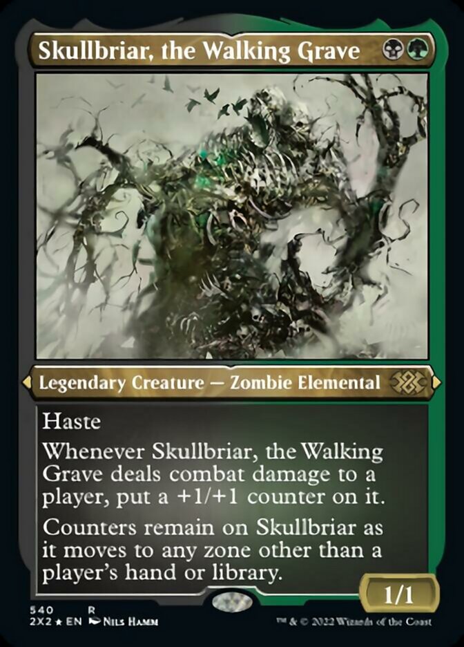 Skullbriar, the Walking Grave (Foil Etched) [Double Masters 2022] | Mega City Incorporated