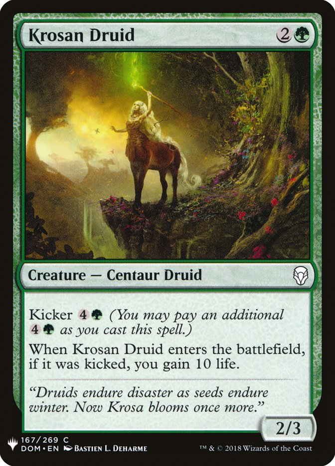 Krosan Druid [Mystery Booster] | Mega City Incorporated