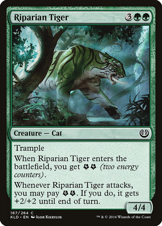 Riparian Tiger [Kaladesh] | Mega City Incorporated