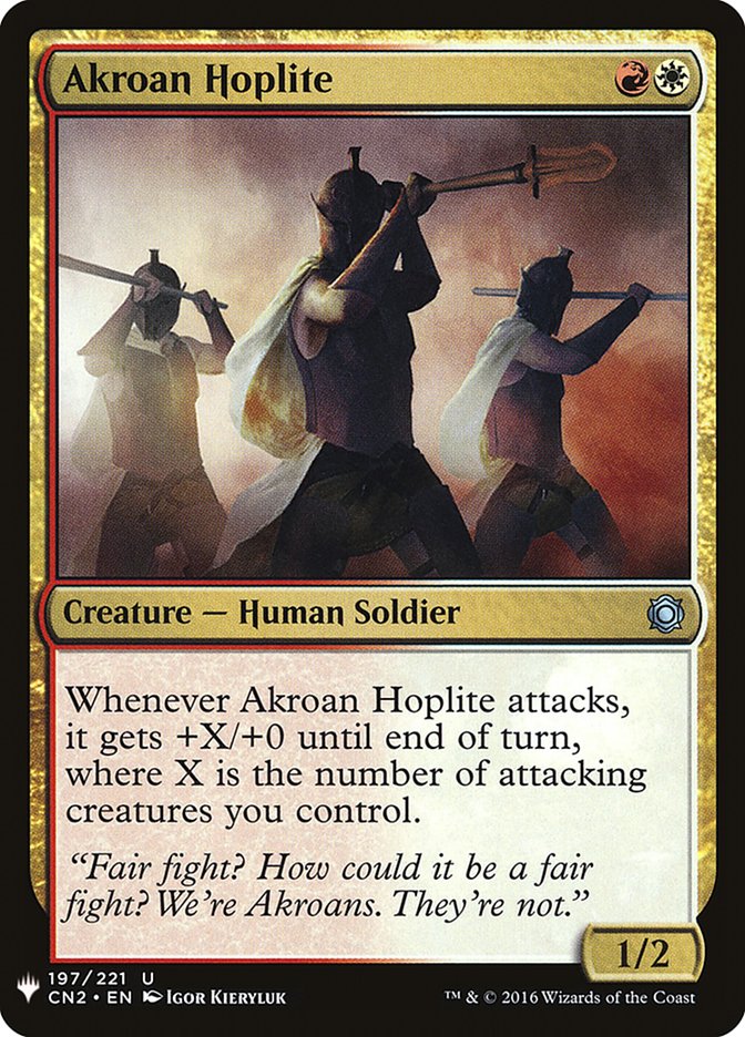 Akroan Hoplite [Mystery Booster] | Mega City Incorporated